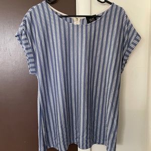 W5 Blue & White Top